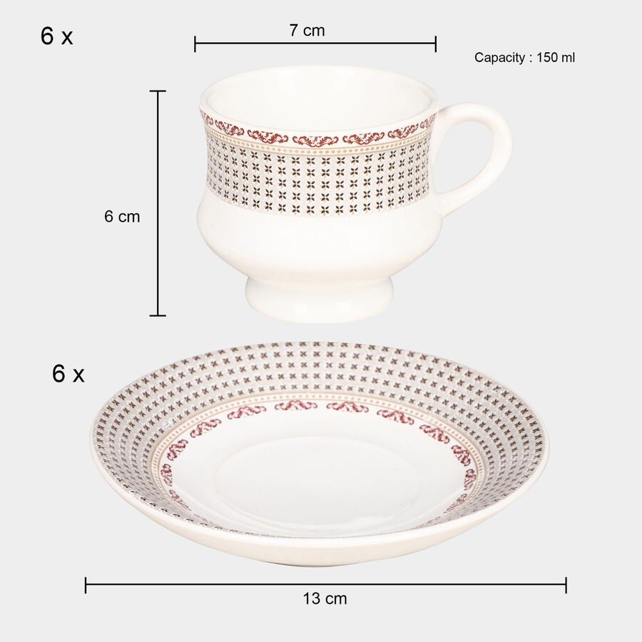 150 ml Bone China Cup & Saucer Set, , large image number null