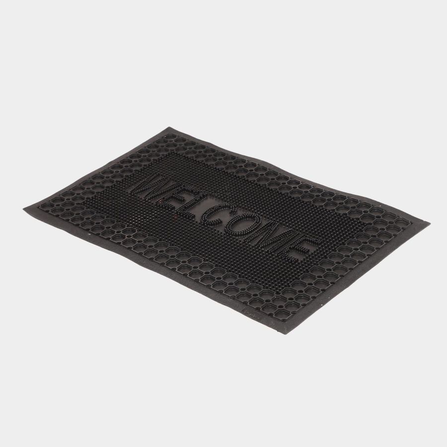 Anti-Skid Black Rubber Door Mat, , large image number null