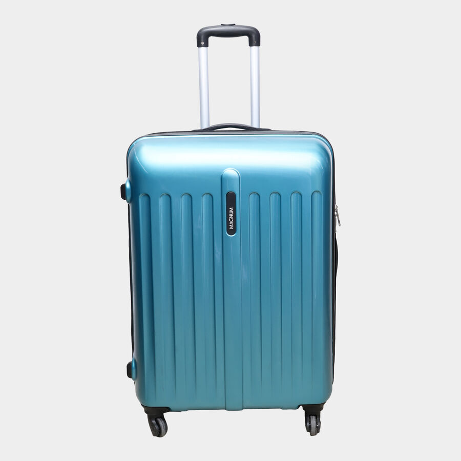 4-Wheel Teal PVC Matee Hard Case Trolley, Large, , large image number null