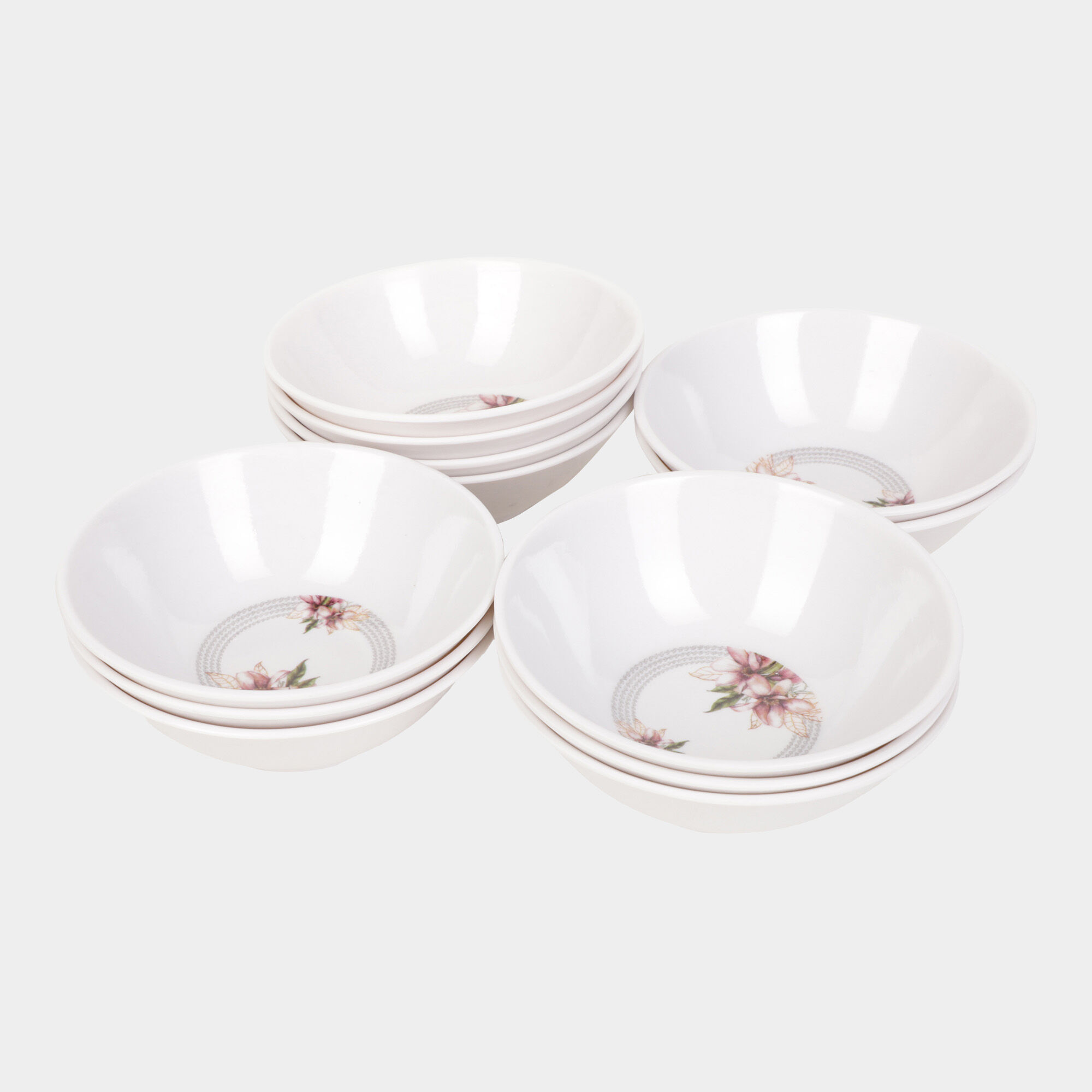 Home Finery 28 Pcs. Melamine Dinner Set Microwave Safe Vishal Mega Mart India