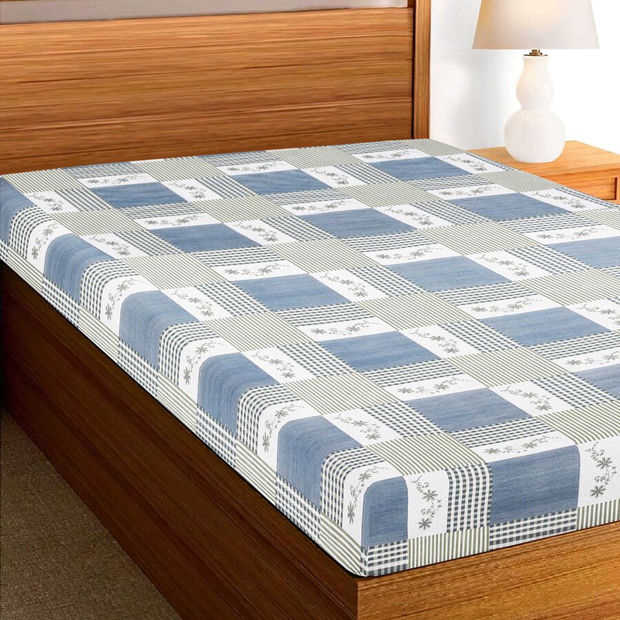 104 TC Cotton Single Bedsheet, , large image number null