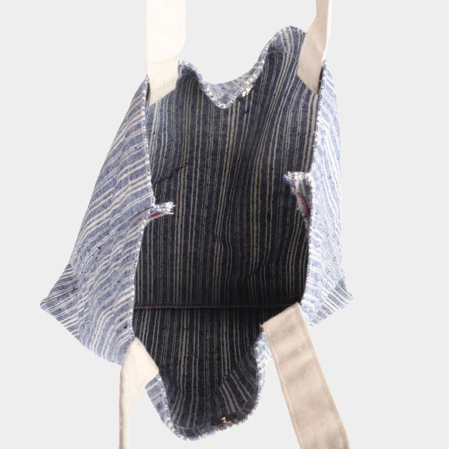 Blue Fabric Bag, , large image number null