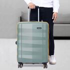 Hard Dark Green Polycarbote Trolley, , small image number null