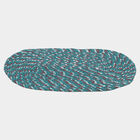 Blue Polyester Cotton Door Mat, , small image number null