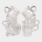 120ml Glassware Cup Set of 6, , small