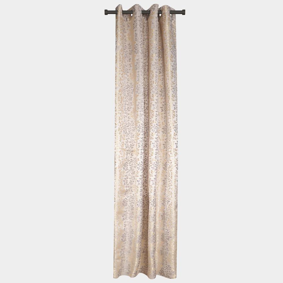 9ft. Grey Microfiber Long Door Curtain, , large image number null