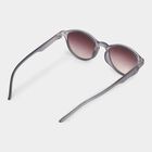 Kid's Plastic Clear Glass Round Sunglasses, , small image number null