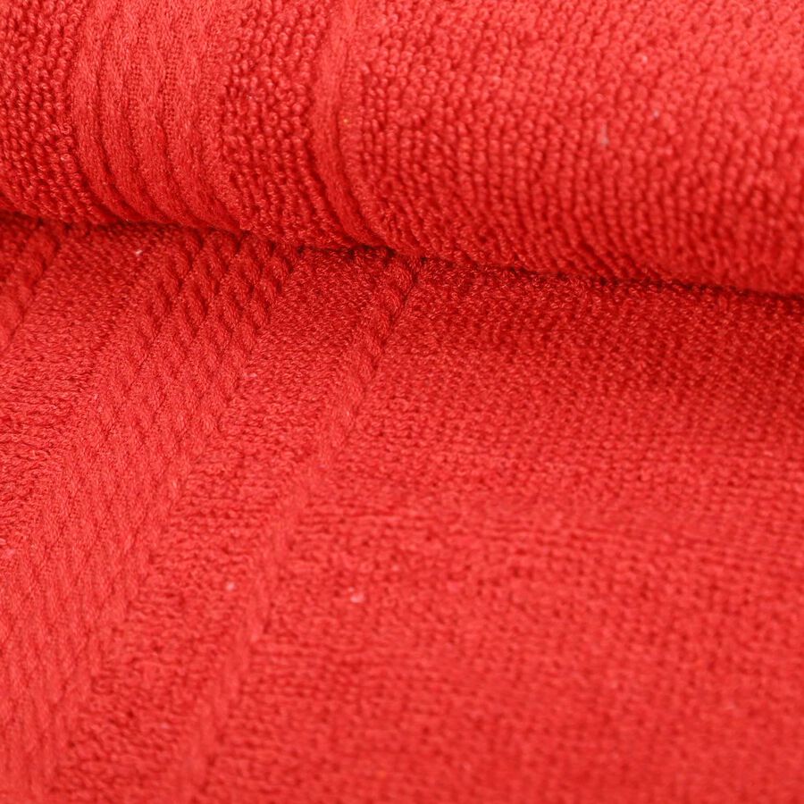 500 GSM Red Cotton Hand Towel, , large image number null