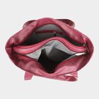 Women's Pink Polyurethane Tote Bag, , small image number null