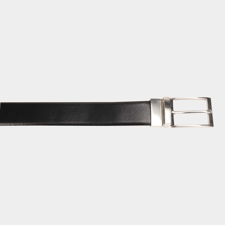 Men's Black Leather Formal Belt, , large image number null