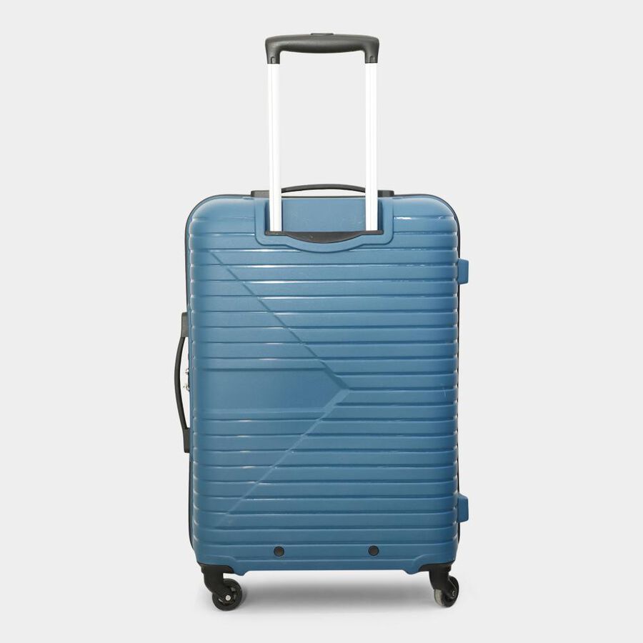4-Wheel Dark Blue PVC Matee Hard Case Trolley, Medium, , large image number null