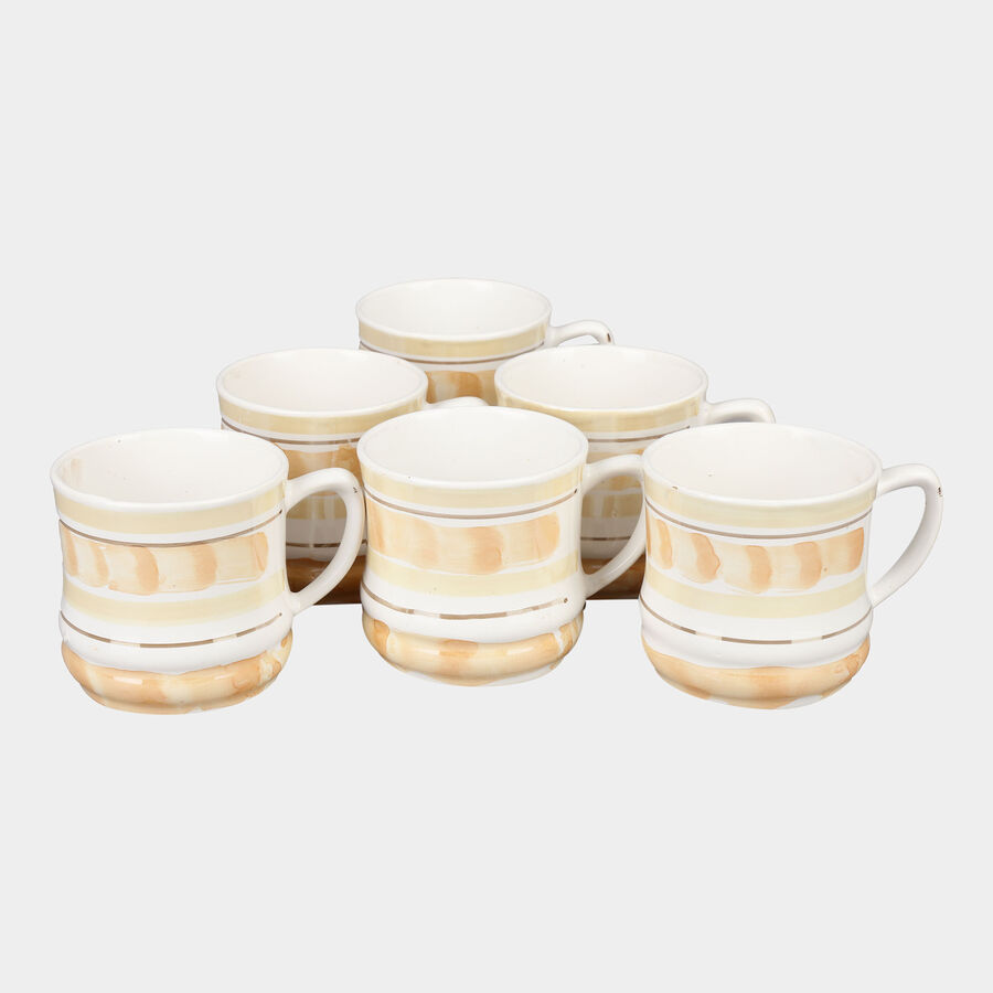 120 ml Stoneware Cup, Set of 6, , large image number null