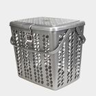 Grey Plastic Basket, , small