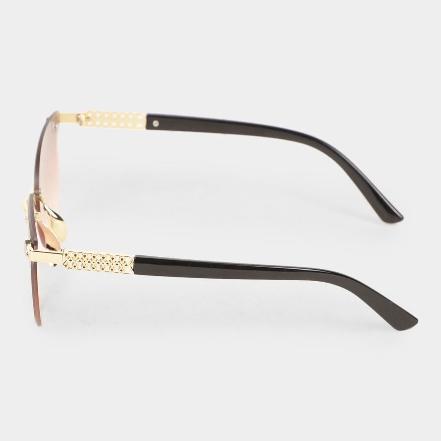Women's Metal Gradient Square Sunglasses, , large image number null