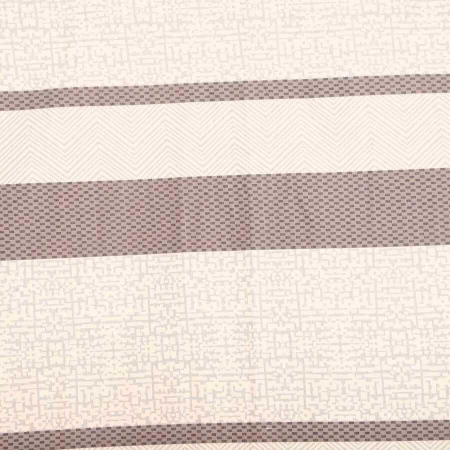 135 GSM Beige Microfiber Double Bedsheet With Pillow Cover, , large image number null