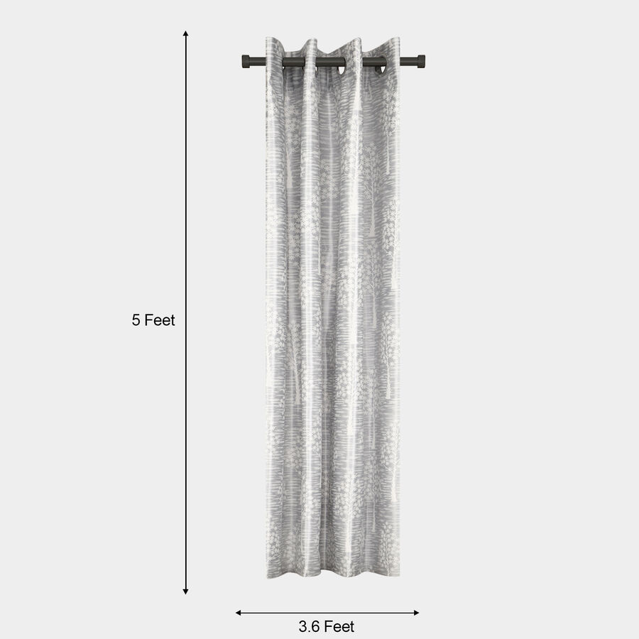 5ft. Light Grey Window Curtain, , large image number null