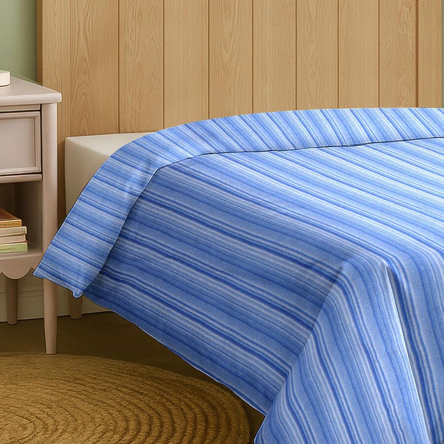 Blue Polyester Blanket, , large