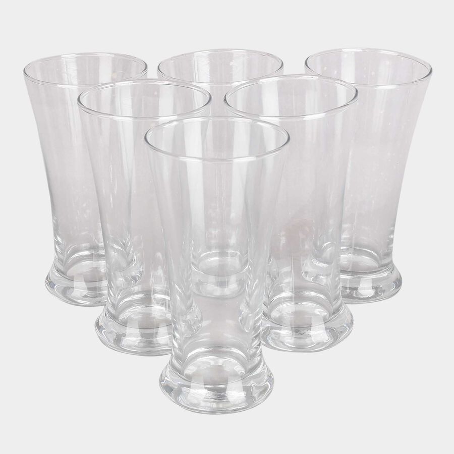 Round Glass Set Of 6 Tumbler, , large image number null