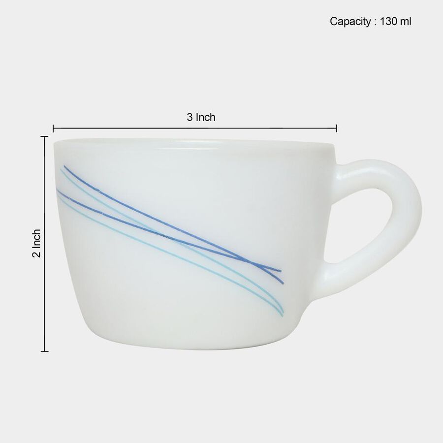 130 ml Opalware Cup & Saucer Set, , large image number null