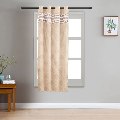 5ft. Off-White Polyester Curtain