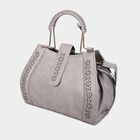 Women's Polyurethane Bucket Bag, Textured, Medium Size, , small image number null