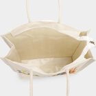 Women's Beige Canvas Tote Bag, , small image number null