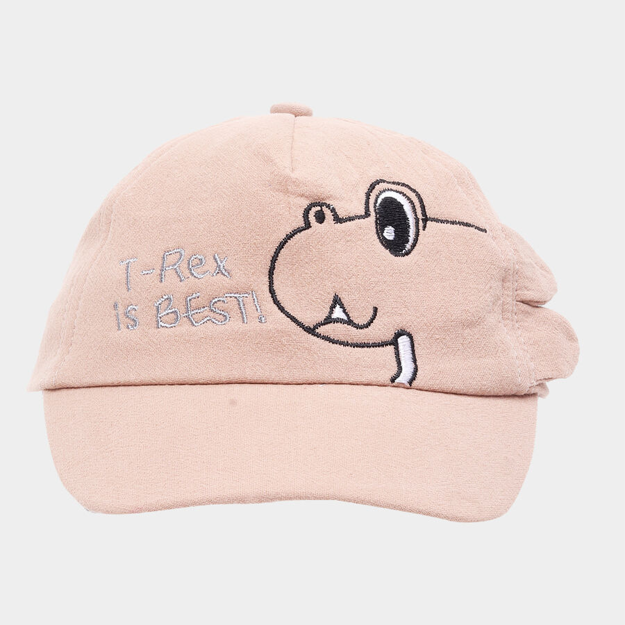 Kids' Brown Fabric Cap, , large image number null