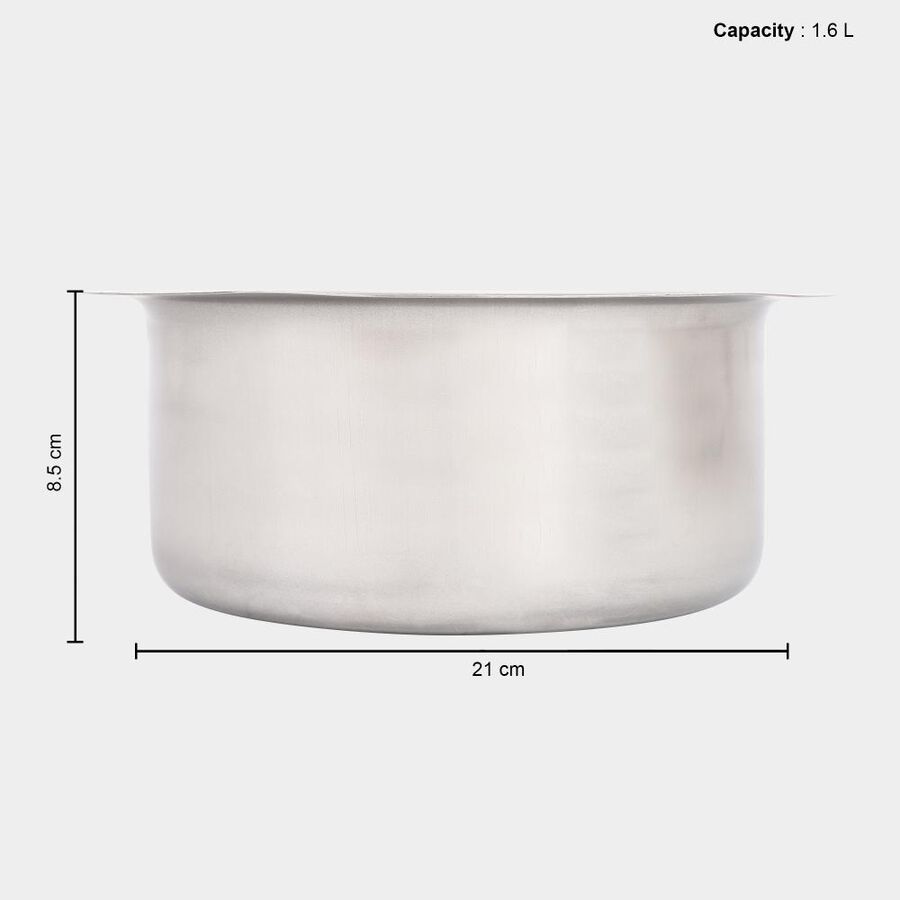 1.6 L Steel Patila, , large image number null