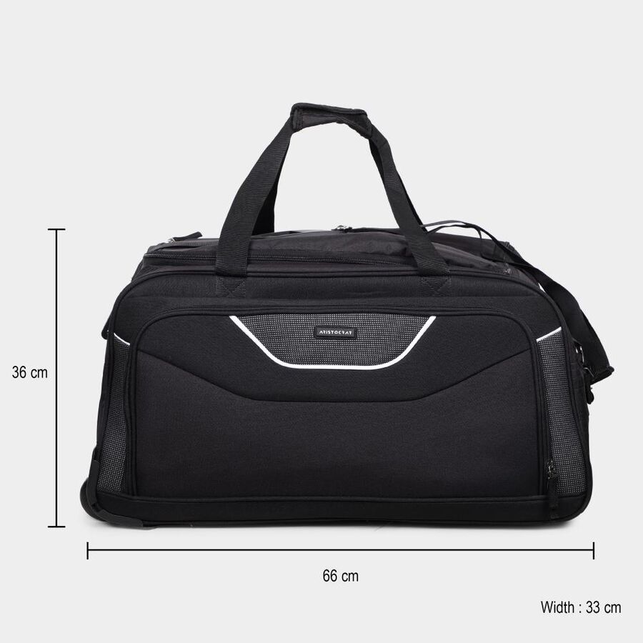 Black Polyester Duffle Trolley, , large image number null