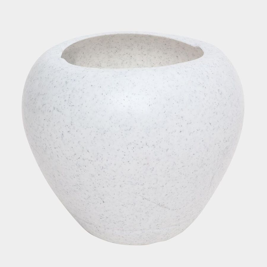 White Plastic Planter, , large image number null