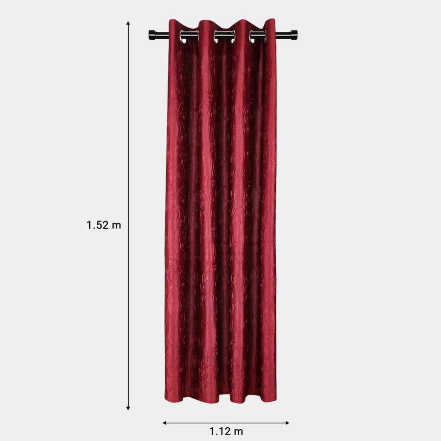 5ft. Maroon Window Curtain, , large image number null