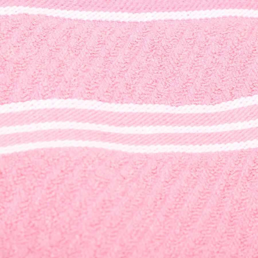 300 GSM Pink Cotton Blend Bath Towel, , large