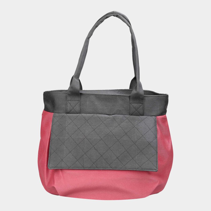 Women's Polyurethane Bucket Bag, Medium Size, , large image number null