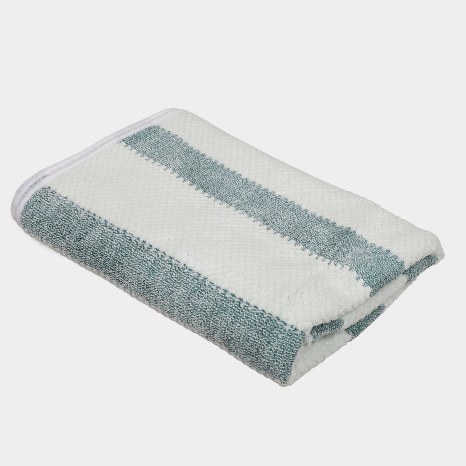 270 GSM Green Microfiber Bath Towel