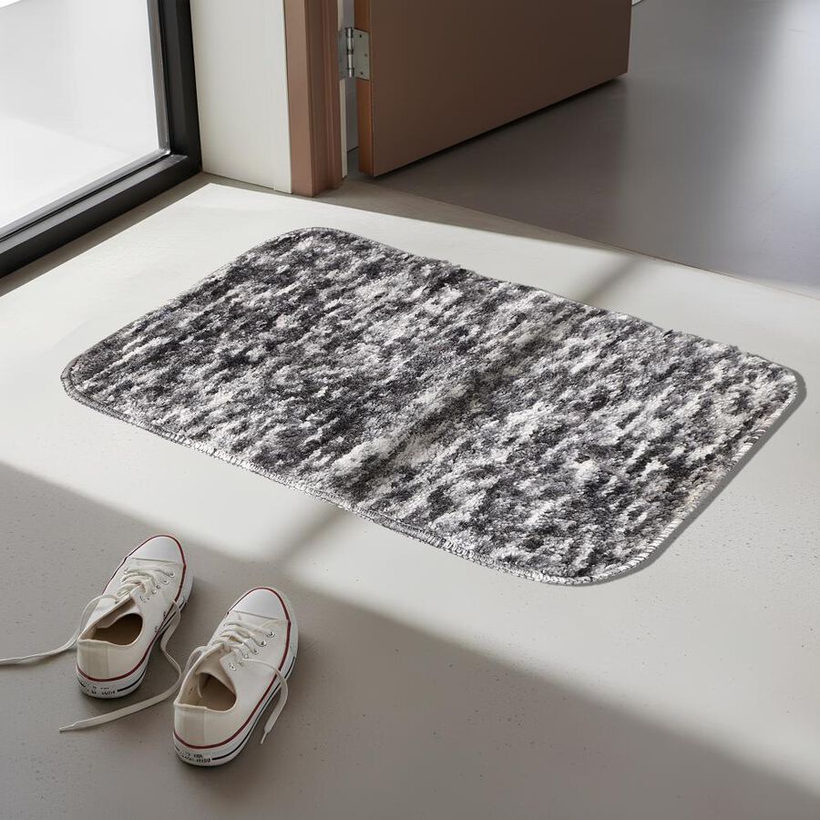 Anti-Skid Grey Polyester Door Mat, , large image number null