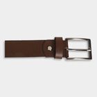 Men's Brown Leather Casual Belt, , small image number null