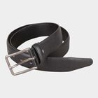 Men's Black Polyurethane Casual Belt, , small image number null