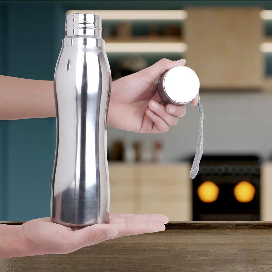 Stainless Steel Water Bottle, 1 L, , large image number null