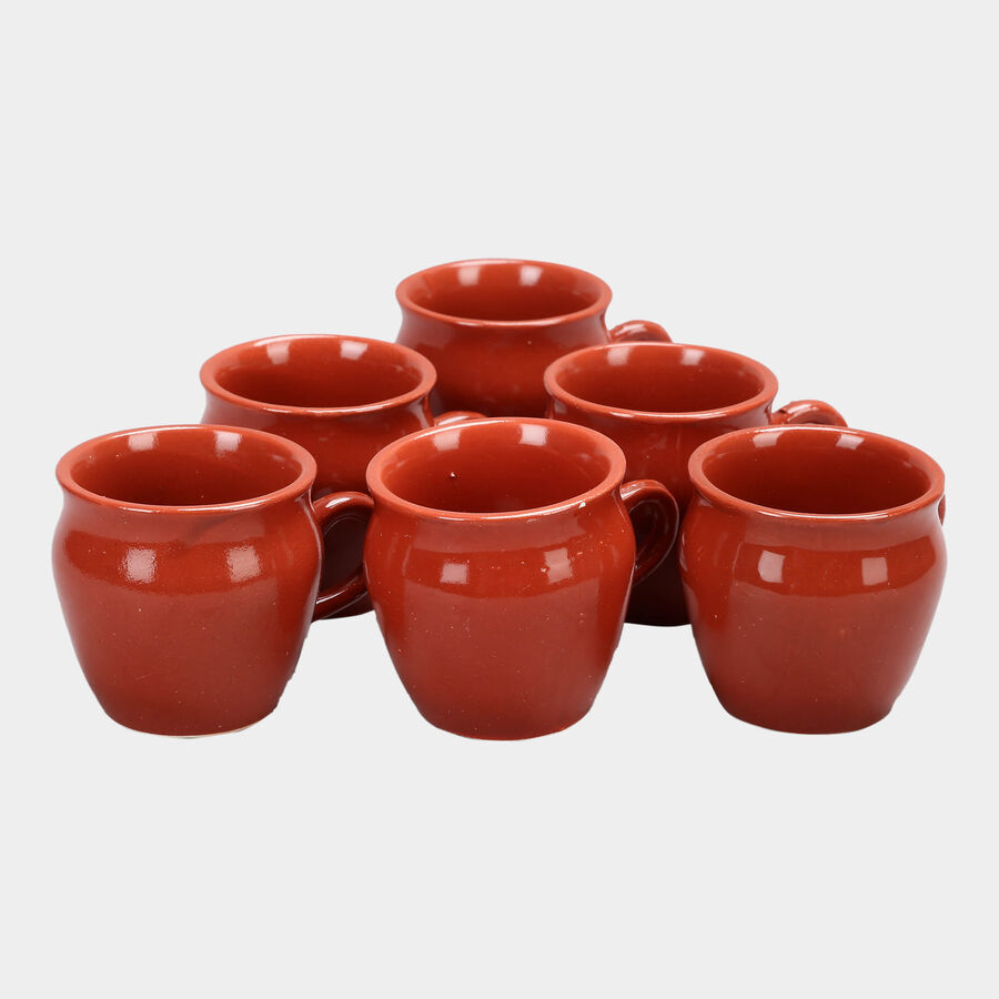120 ml Stoneware Cup, Set of 6, , large image number null