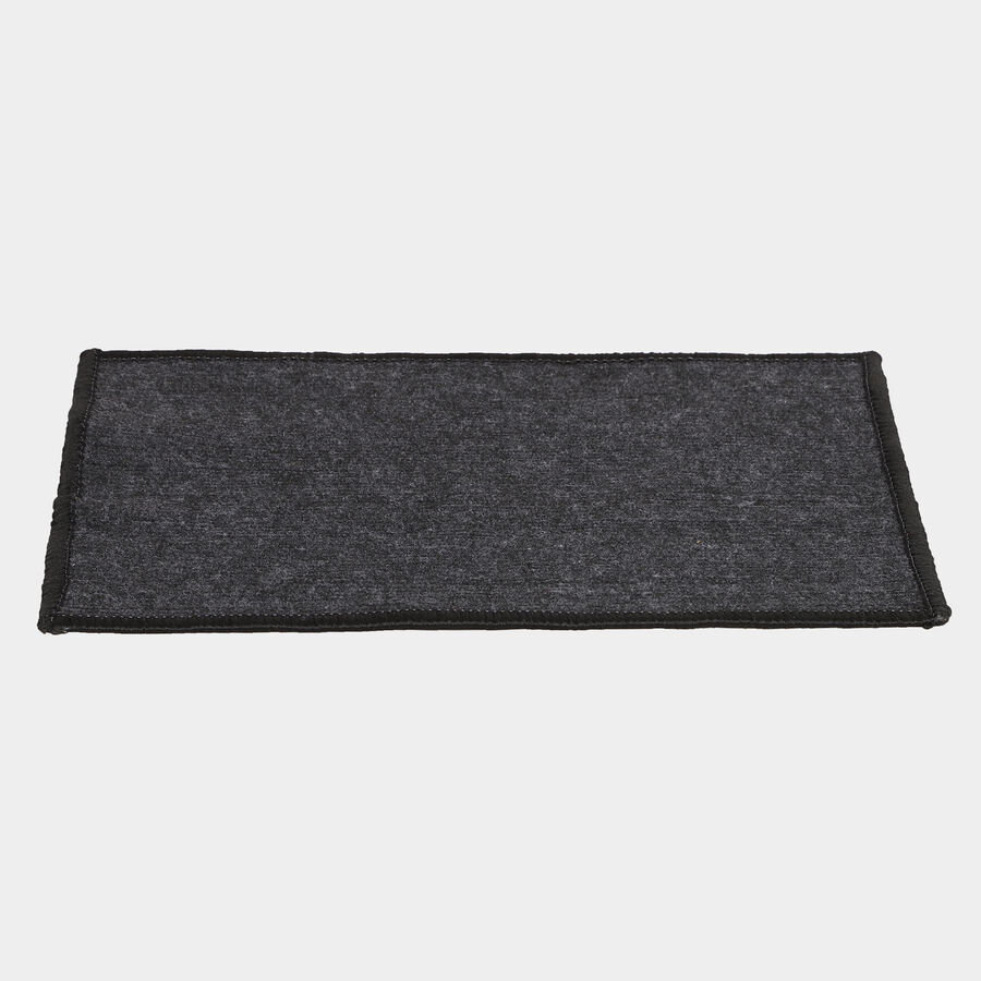 Grey Polyester Cotton Door Mat, , large image number null