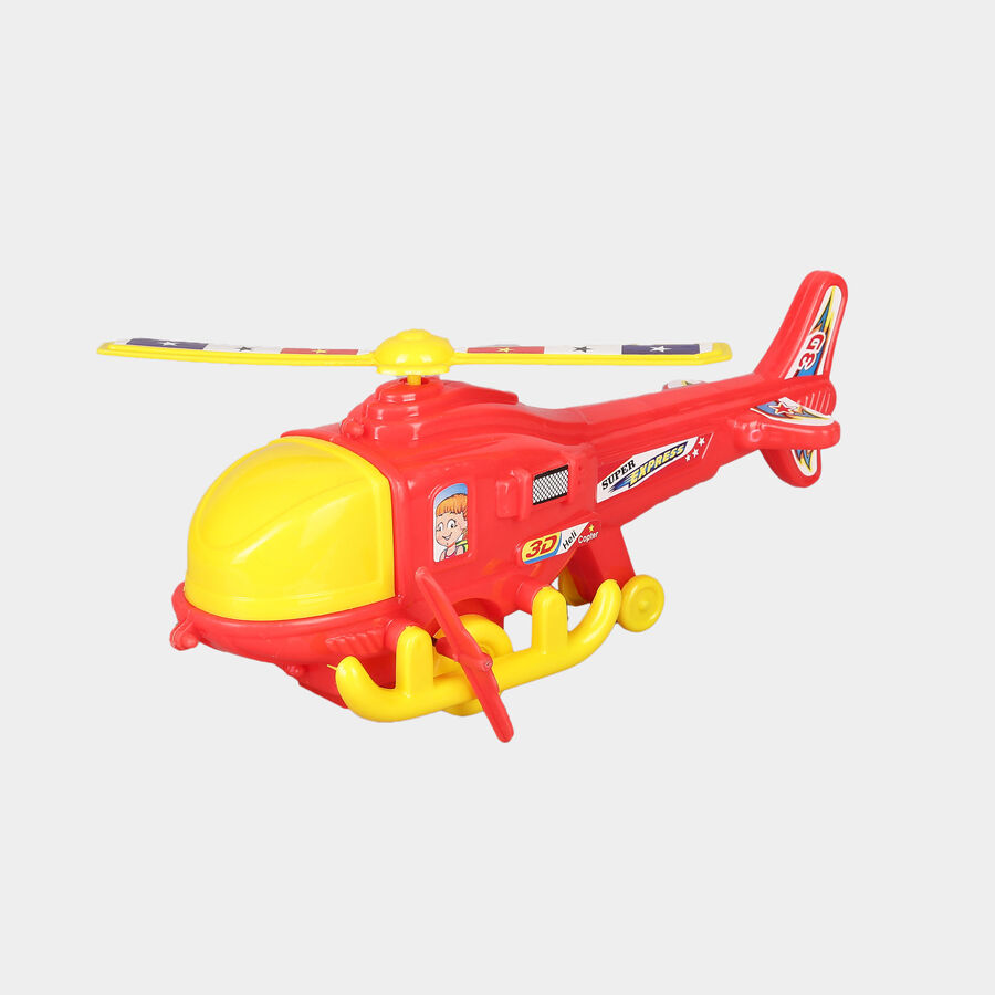 Plastic Helicopter Friction Plane , , large image number null
