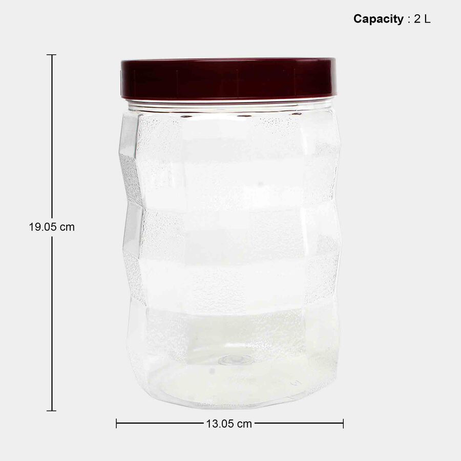 2 L Plastic Container Set of 2, , large image number null