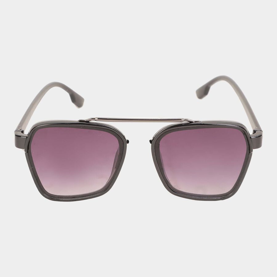 Men's Rectangle Sunglasses, Metal, , large image number null
