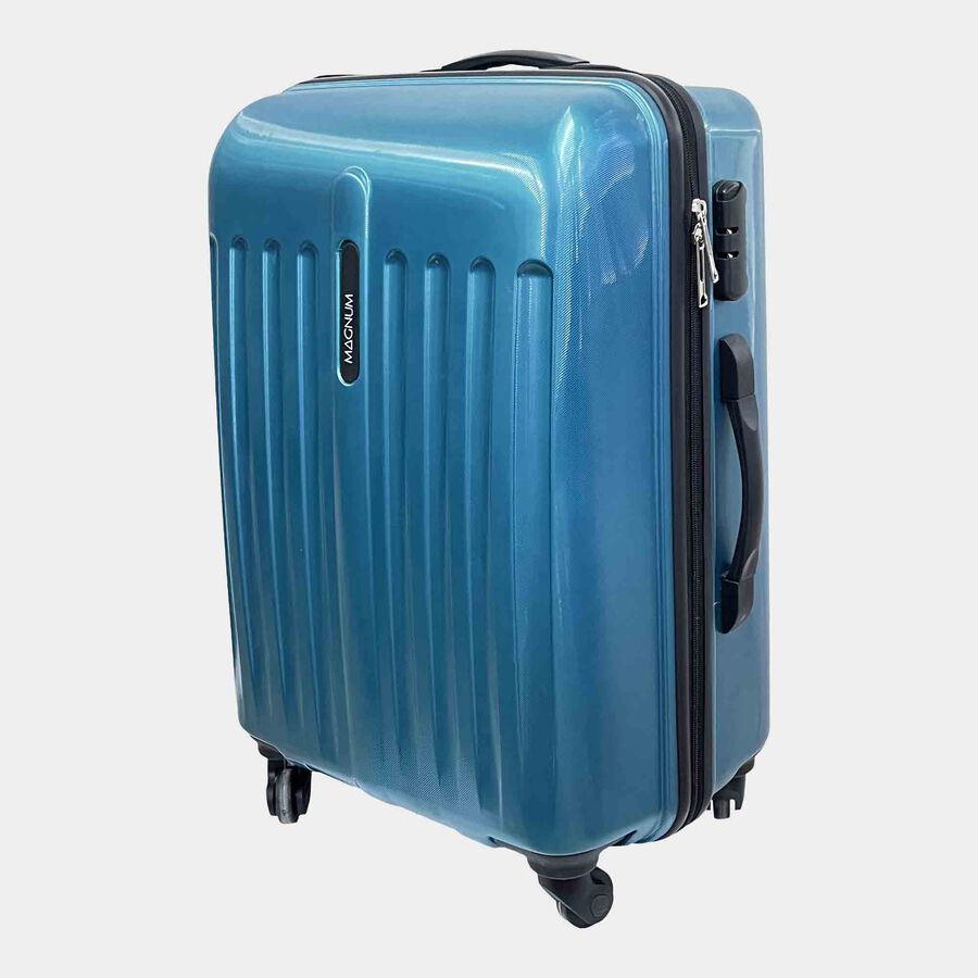 4-Wheel Light Blue Polycarbonate Hard Case Trolley, Medium, , large image number null