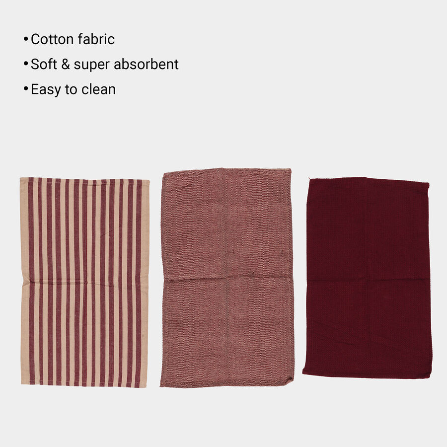 Set of 3 Cotton Kitchen Napkin, , large image number null