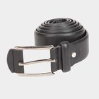 Men's Black Polyurethane Casual Belt, , small