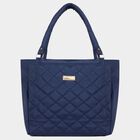 Women's Blue Polyurethane Hand Bag, , small image number null
