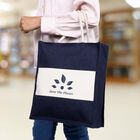 Dark Blue Canvas Lunch Bag, , small image number null