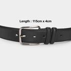 Men's Black Pu Casual Belt, , small