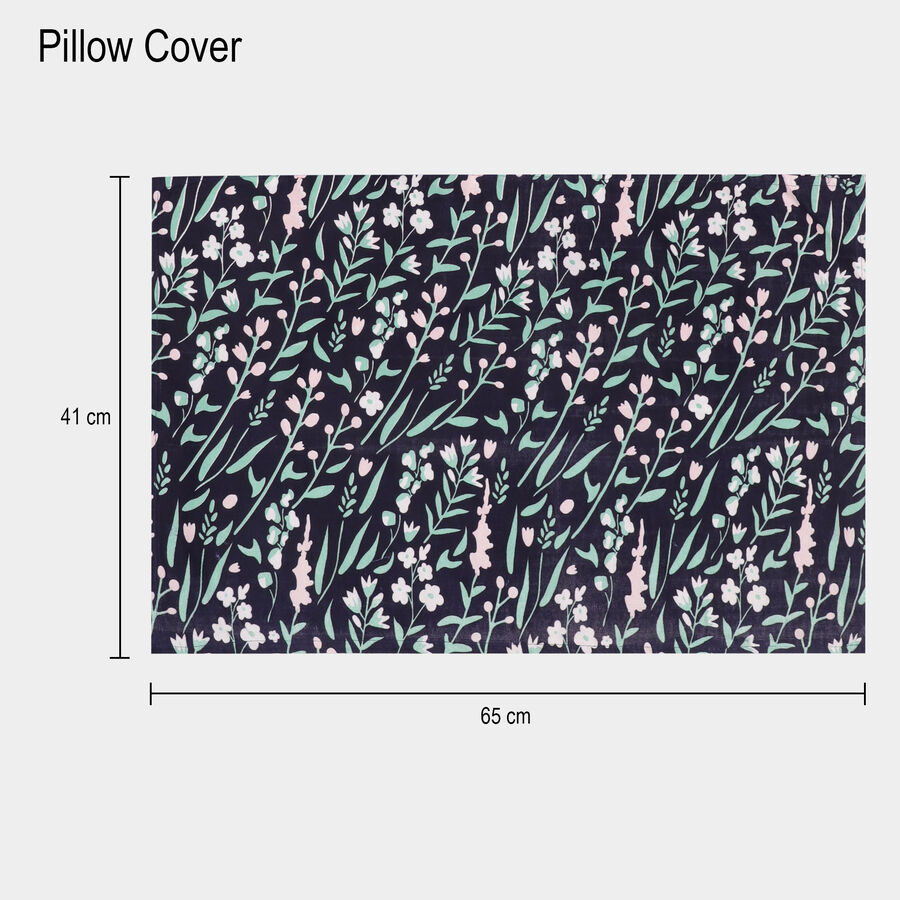 120 GSM Blue Polyester Double Bedsheet, , large image number null